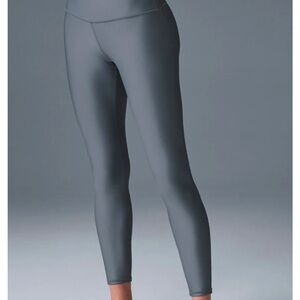 Alo High Waist 7/8 Airlift Leggings in Steel Grey Size M